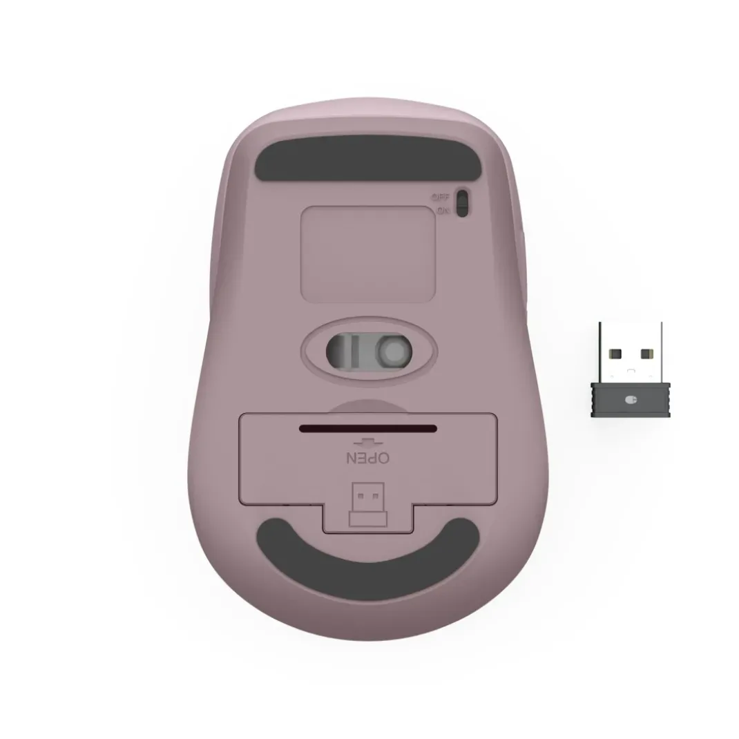 Multi-Device-Maus "WM-450", kabellos, Funk/Bluetooth®, 7 Tasten, Rosa