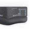 Multi-Device-Tastatur "WK-900 Ergo", kabellos, geteilt, LED, SW, QWERTZ DE