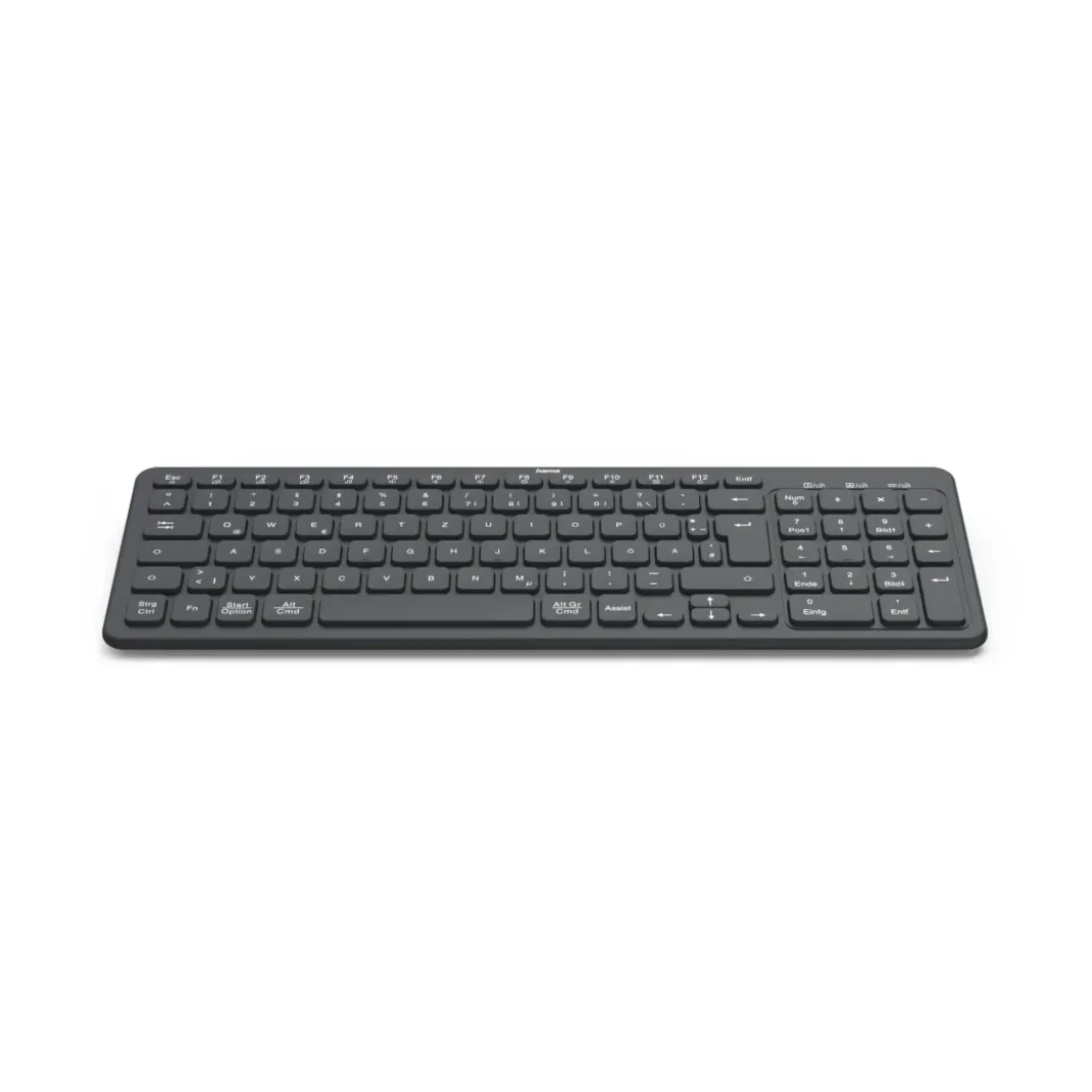 Multi-Device-Tastatur "WK-300", kabellos, Funk/Bluetooth®, Schw., QWERTZ DE
