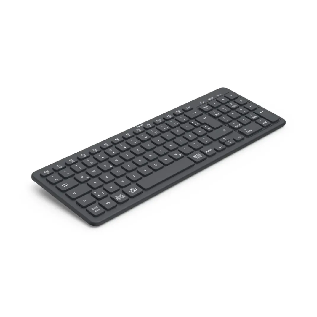Multi-Device-Tastatur "WK-300", kabellos, Funk/Bluetooth®, Schw., QWERTZ DE