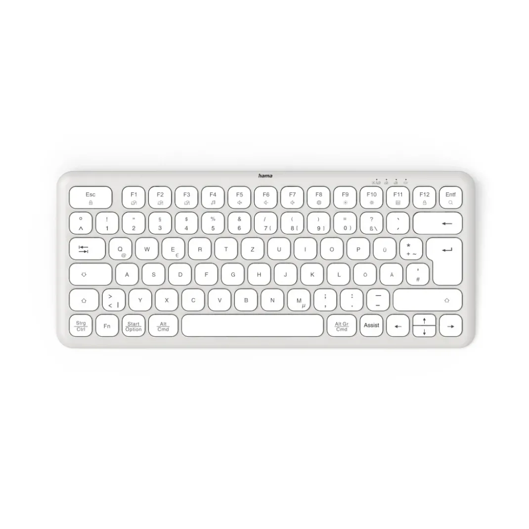 Multi-Device-Tastatur "WK-500", kabellos, Funk u. BT, klein, WS, QWERTZ DE