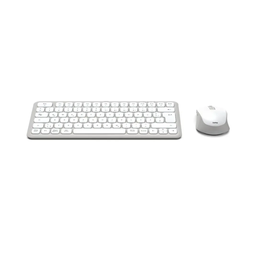 Multi-Device-Tastatur-Maus-Set "WKM-500", kabellos, klein, Weiß, QWERTZ DE