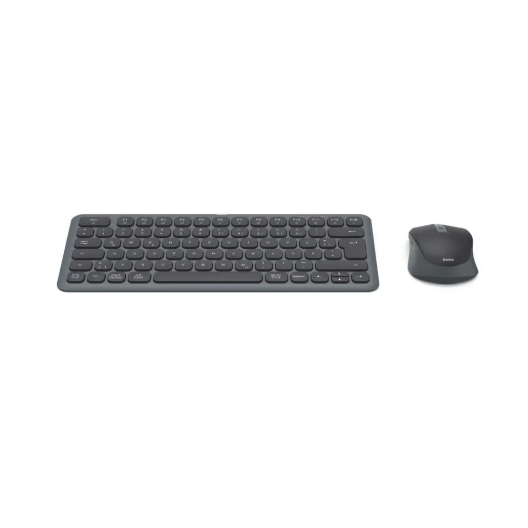 Multi-Device-Tastatur-Maus-Set "WKM-500", kabellos, klein, SW, QWERTZ DE