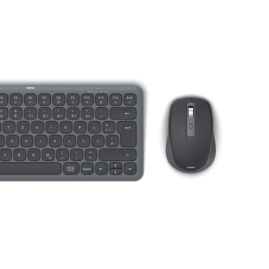 Multi-Device-Tastatur-Maus-Set "WKM-500", kabellos, klein, SW, QWERTZ DE