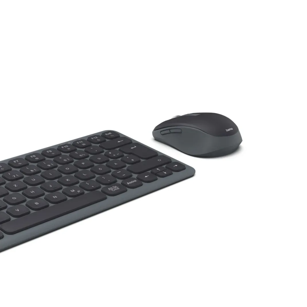 Multi-Device-Tastatur-Maus-Set "WKM-500", kabellos, klein, SW, QWERTZ DE