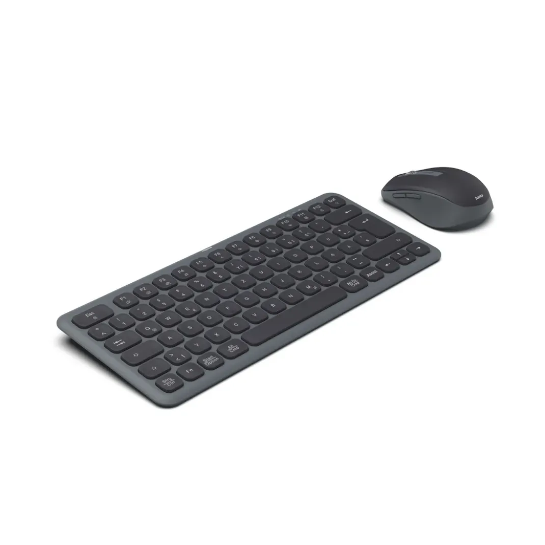 Multi-Device-Tastatur-Maus-Set "WKM-500", kabellos, klein, SW, QWERTZ DE