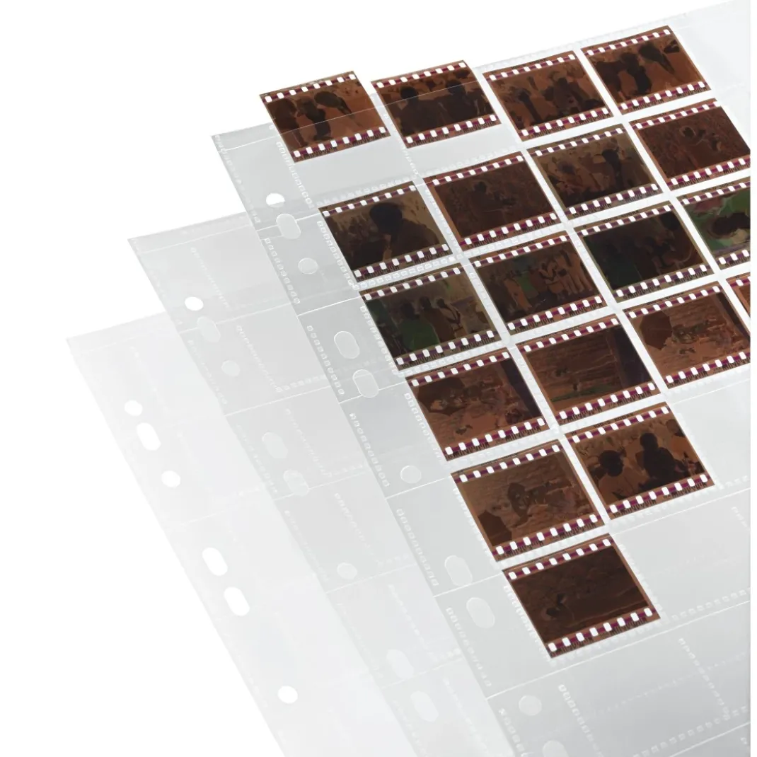 Negativ-Hüllen, PP, 1 Blatt für 40 Einzelnegative, 24x36 mm, 25 St.