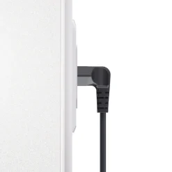 Netzkabel, beidseitig gewinkelt, Euro-Stecker, Doppelnut/C7, 3 m, Schwarz