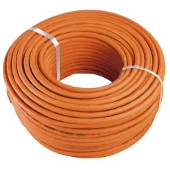 Netzwerkkabel, CAT-7, 10 Gbit/s, S/FTP geschirmt, halogenfrei, Rolle, 50 m