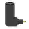 ODT-Adapter, Toslink-Stecker - Toslink-Kupplung, vergoldet, 90°