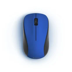 Optische 3-Tasten-Funkmaus "MW-300 V2", geräuschlos, USB-Empfänger, Blau