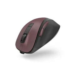 Optische 6-Tasten-Funkmaus "MW-500 Recharge", Akku, ergonomisch, Bordeaux