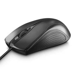 Optische 3-Tasten-Maus "MC-200", kabelgebunden, Schwarz