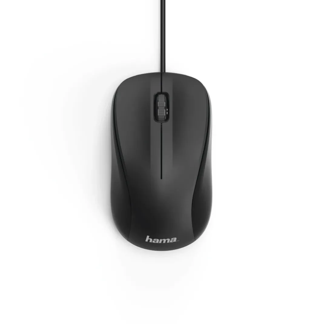 Optische 3-Tasten-Maus "MC-300", kabelgebunden, Schwarz