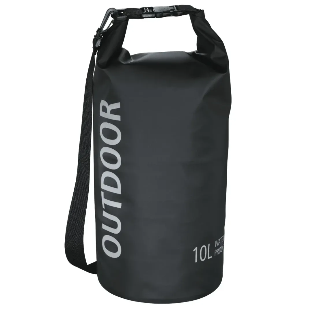 Outdoortasche, 10 l, Schwarz