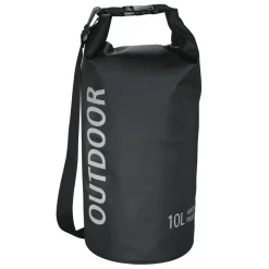Outdoortasche, wasserdicht, 10 l, Schwarz