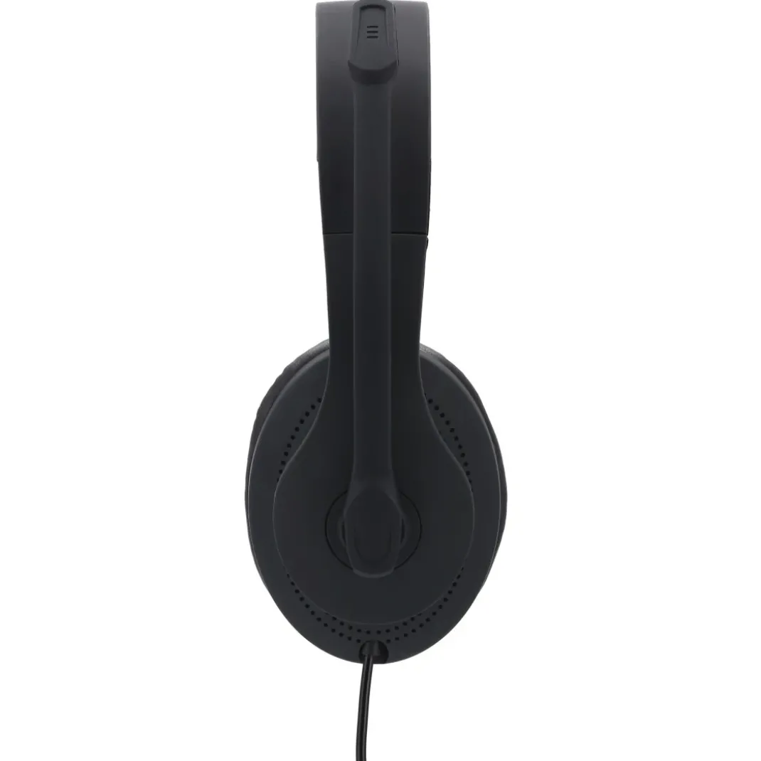 PC-Office-Headset "HS-USB300", Stereo, Schwarz