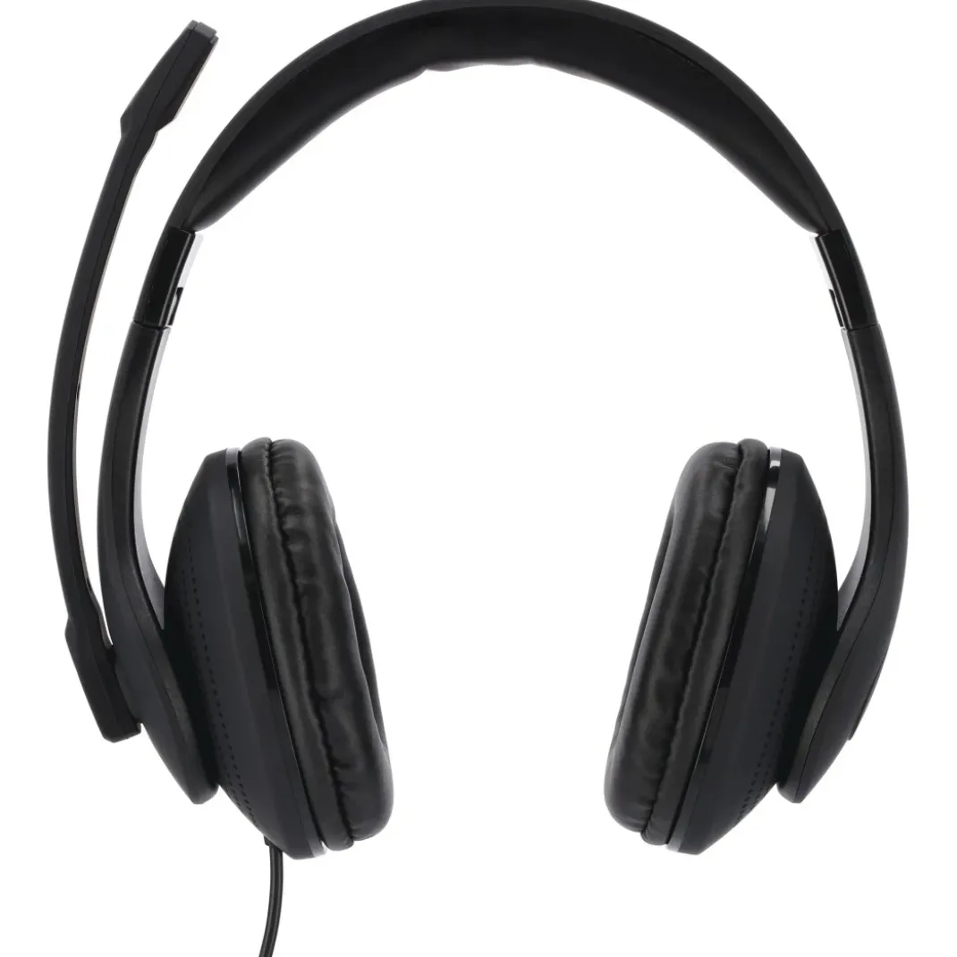 PC-Office-Headset "HS-USB300", Stereo, Schwarz