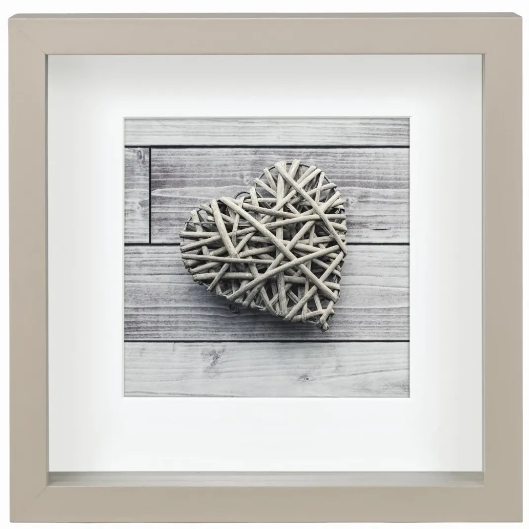 Porträtrahmen "Scala", Taupe, 23 x 23 cm