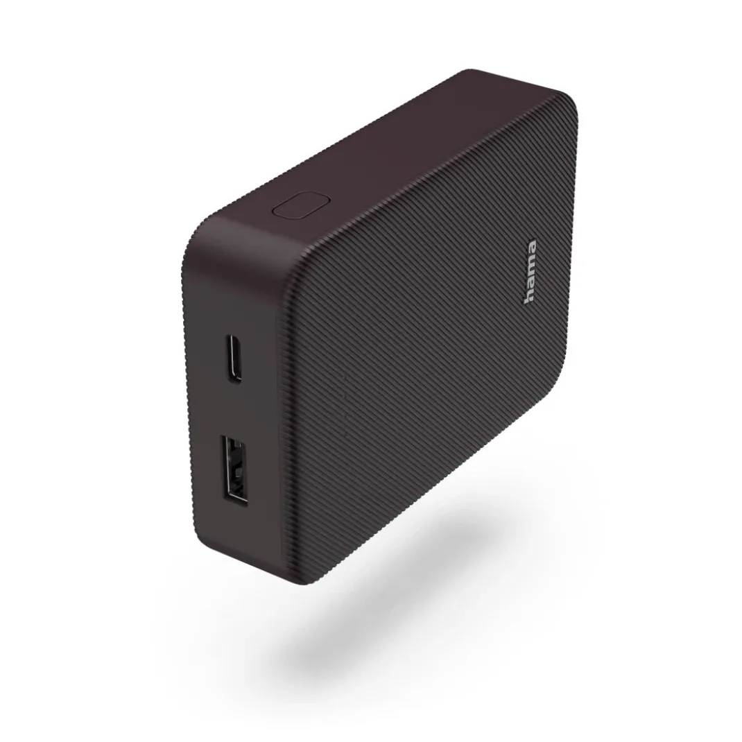 Power Pack "Colour 10", 10000mAh, 2 Ausgänge: USB-C, USB-A, Pflaume