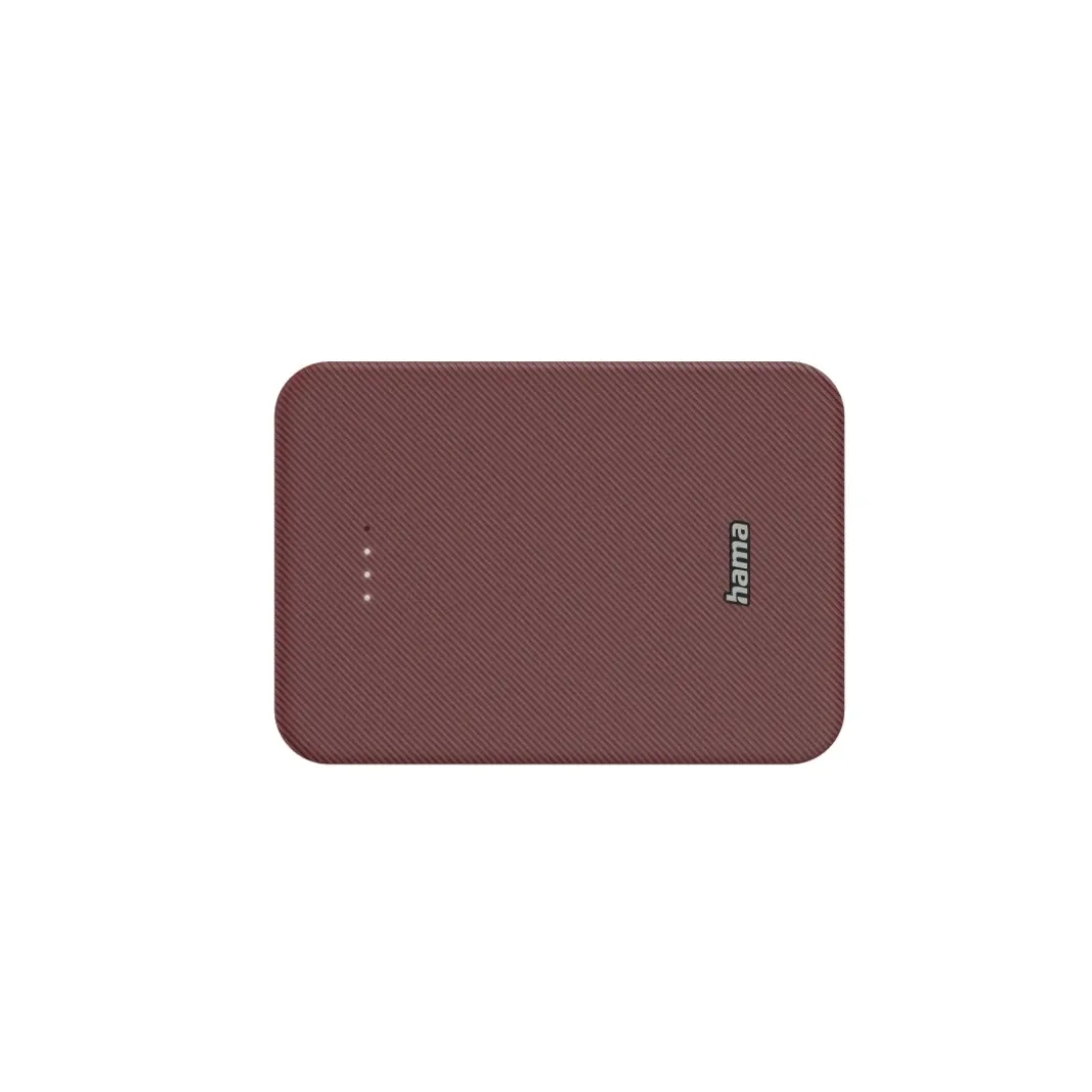 Power Pack "Colour 10", 10000mAh, 2 Ausgänge: USB-C, USB-A, Rot
