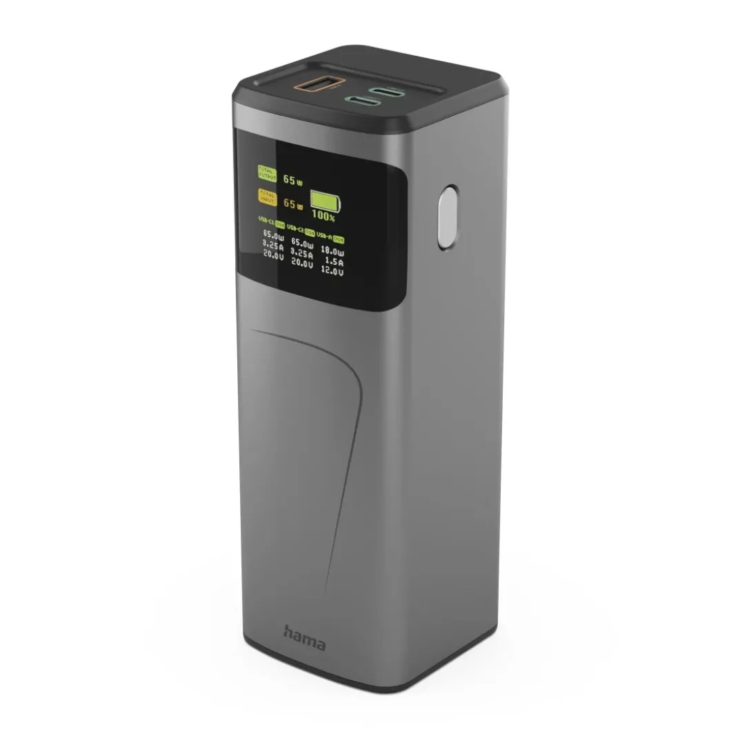 Power Pack "High Power", 65 W, 20000 mAh, 2x USB-C, USB-A, Schnellladen