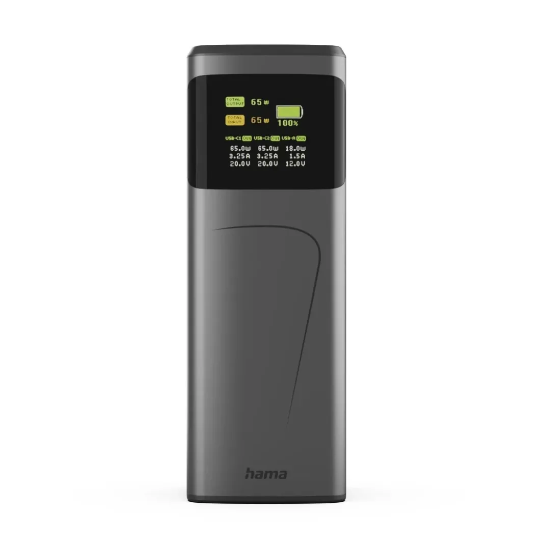 Power Pack "High Power", 65 W, 20000 mAh, 2x USB-C, USB-A, Schnellladen