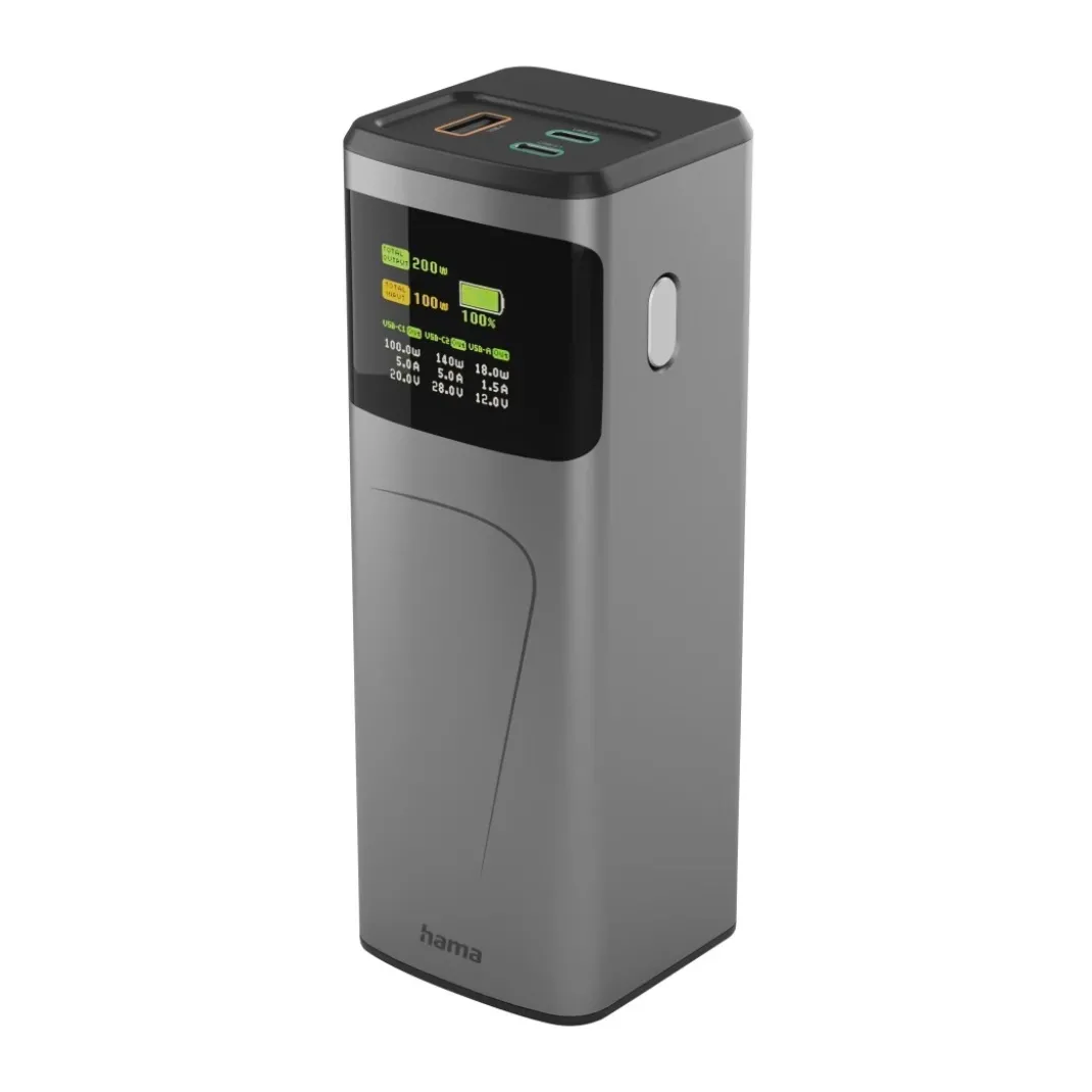 Power Pack "High Power", 200 W, 24000mAh, 2x USB-C, USB-A, Schnellladen