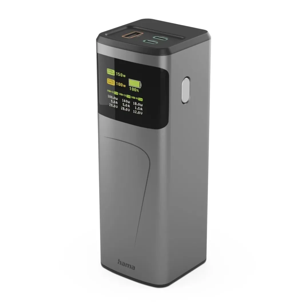 Power Pack "High Power", 150 W, 24000mAh, 2x USB-C, USB-A, Schnellladen