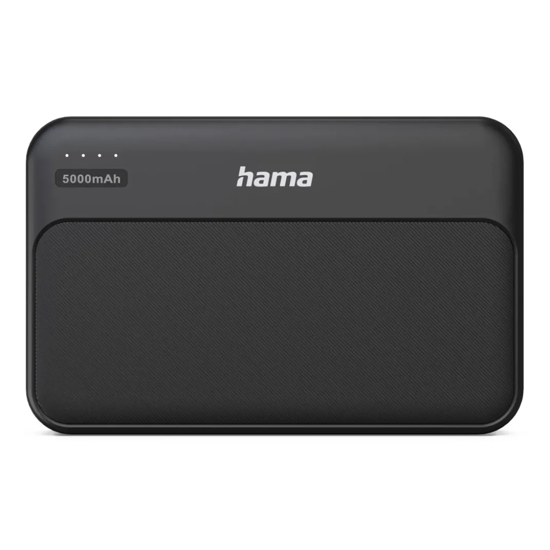 Power Pack "Pocket 5", 5000mAh, Ausgänge: 2x USB-A, Anthrazit