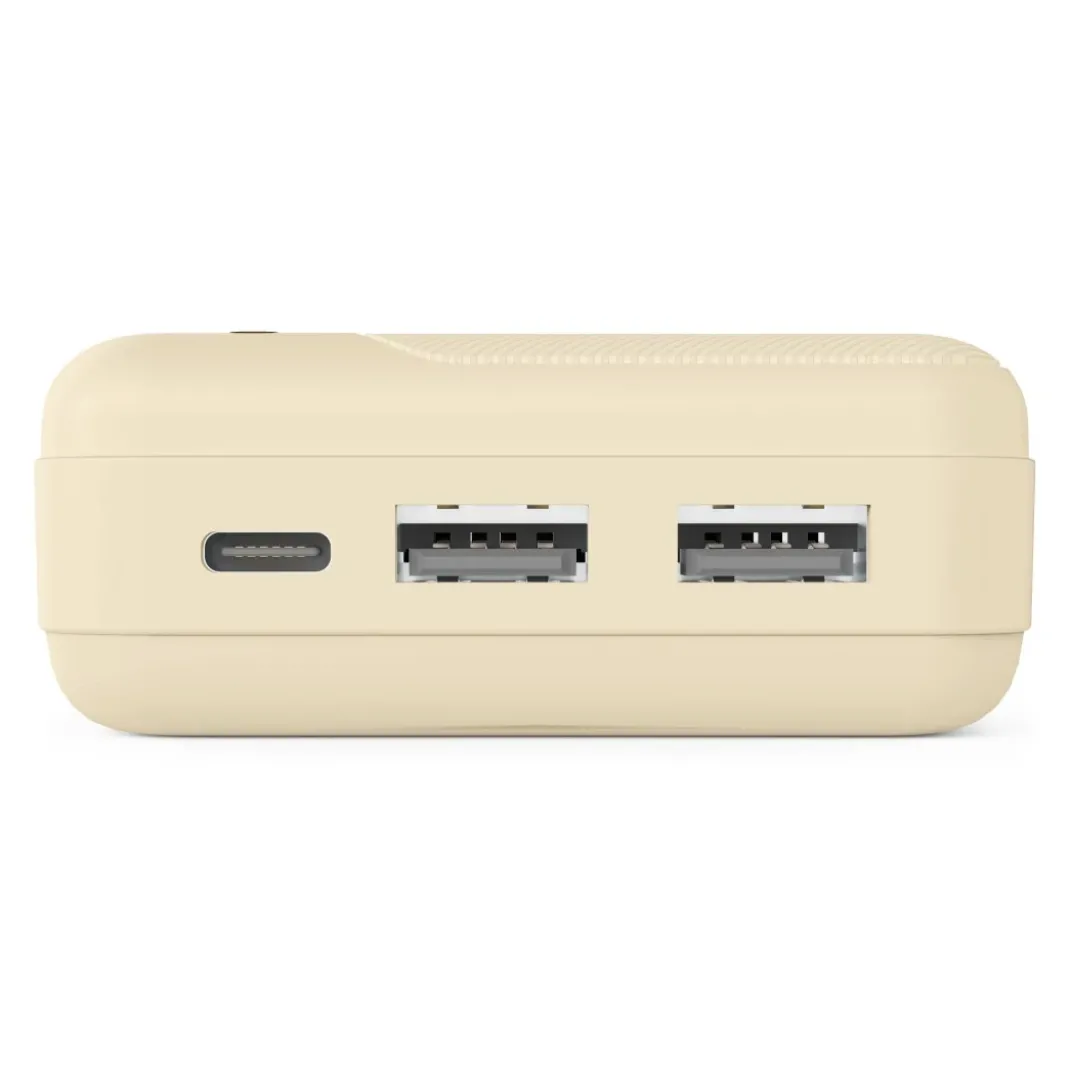 Power Pack "Pocket 20", 20000mAh, Ausgänge: 2x USB-A, Sand