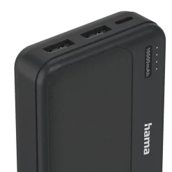 Power Pack "Pocket 10", 10000mAh, Ausgänge: 2x USB-A, Anthrazit