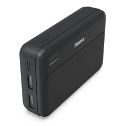 Power Pack "Pocket 10", 10000mAh, Ausgänge: 2x USB-A, Anthrazit