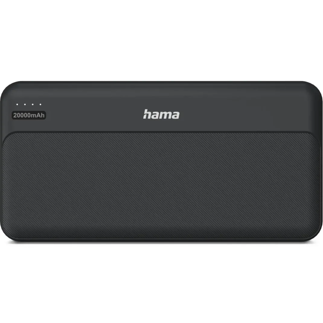 Power Pack "Pocket 20", 20000mAh, Ausgänge: 2x USB-A, Anthrazit