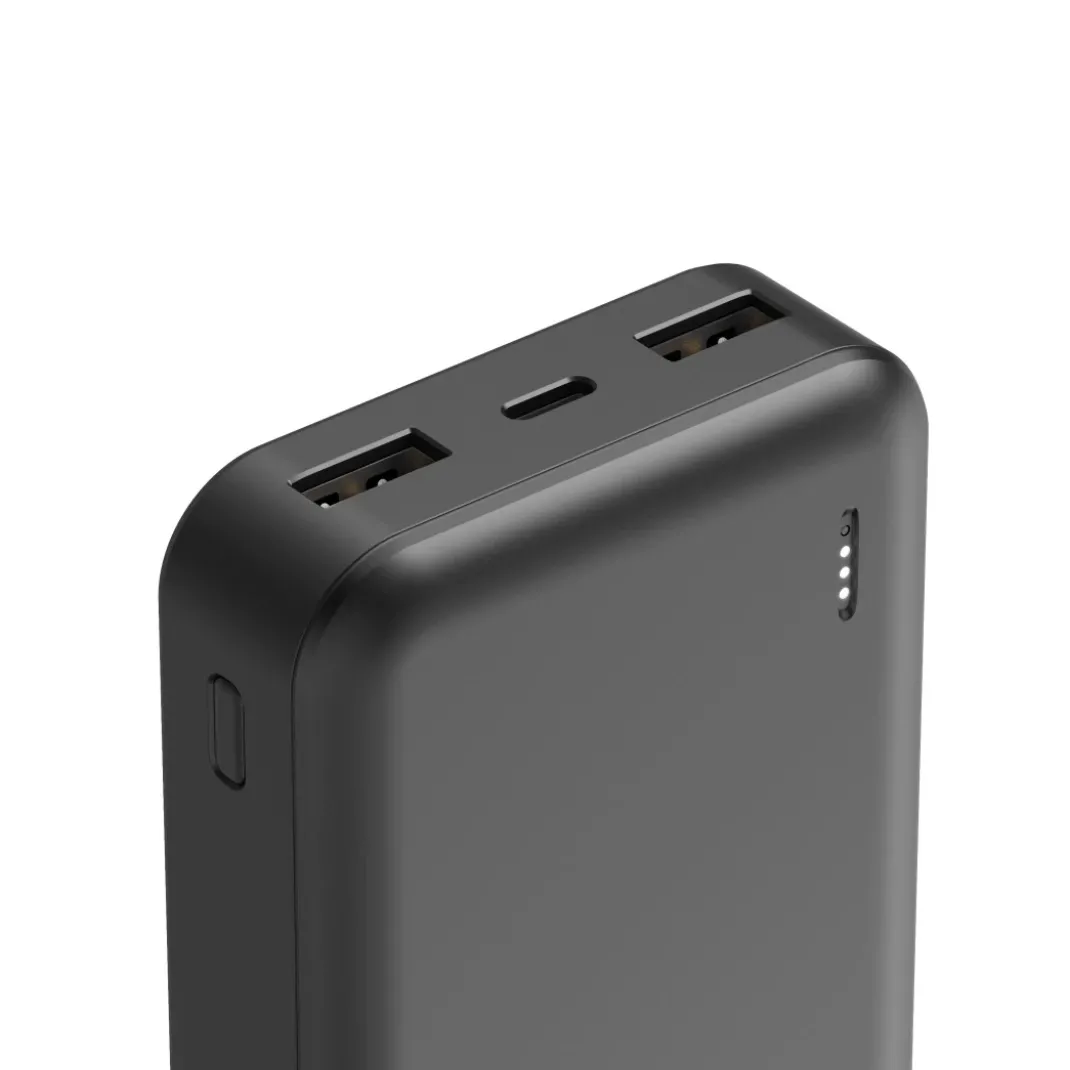 Power Pack "Pocket 10", 10000mAh, Ausgänge: 2x USB-A, Anthrazit