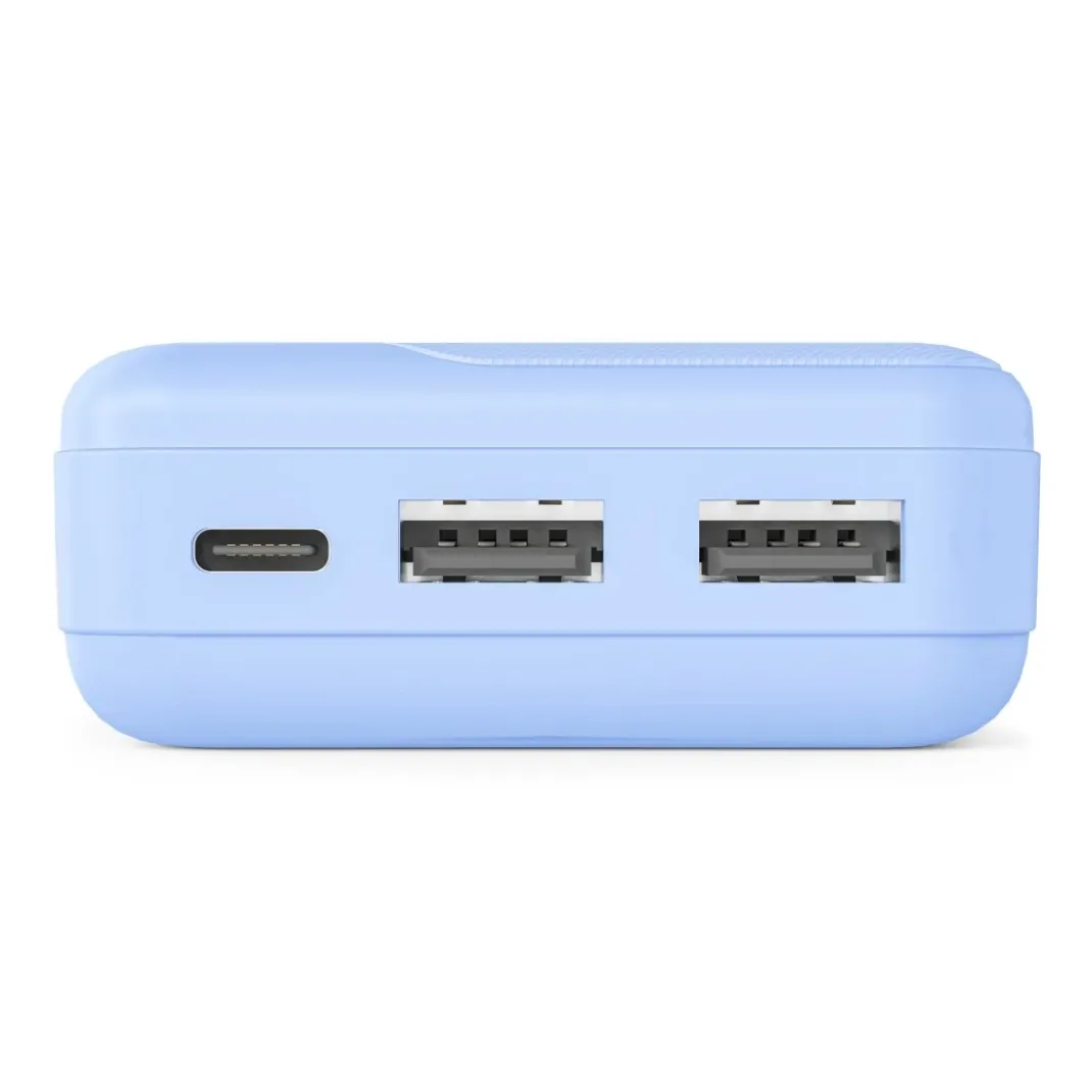 Power Pack "Pocket 10", 10000mAh, Ausgänge: 2x USB-A, Blau