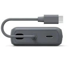 Power Pack "Travel" mit Kabel, 10000mAh, 2 Ausgänge: 2x USB-C, Anthrazit