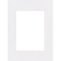 Premium-Passepartout, Arktisweiß, 40 x 50 cm für Bildausschnitt 30 x 40 cm