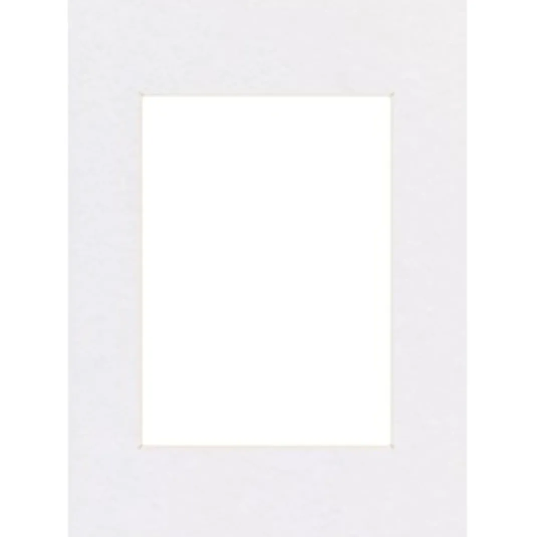 Premium-Passepartout, Arktisweiß, 40 x 50 cm für Bildausschnitt 30 x 40 cm