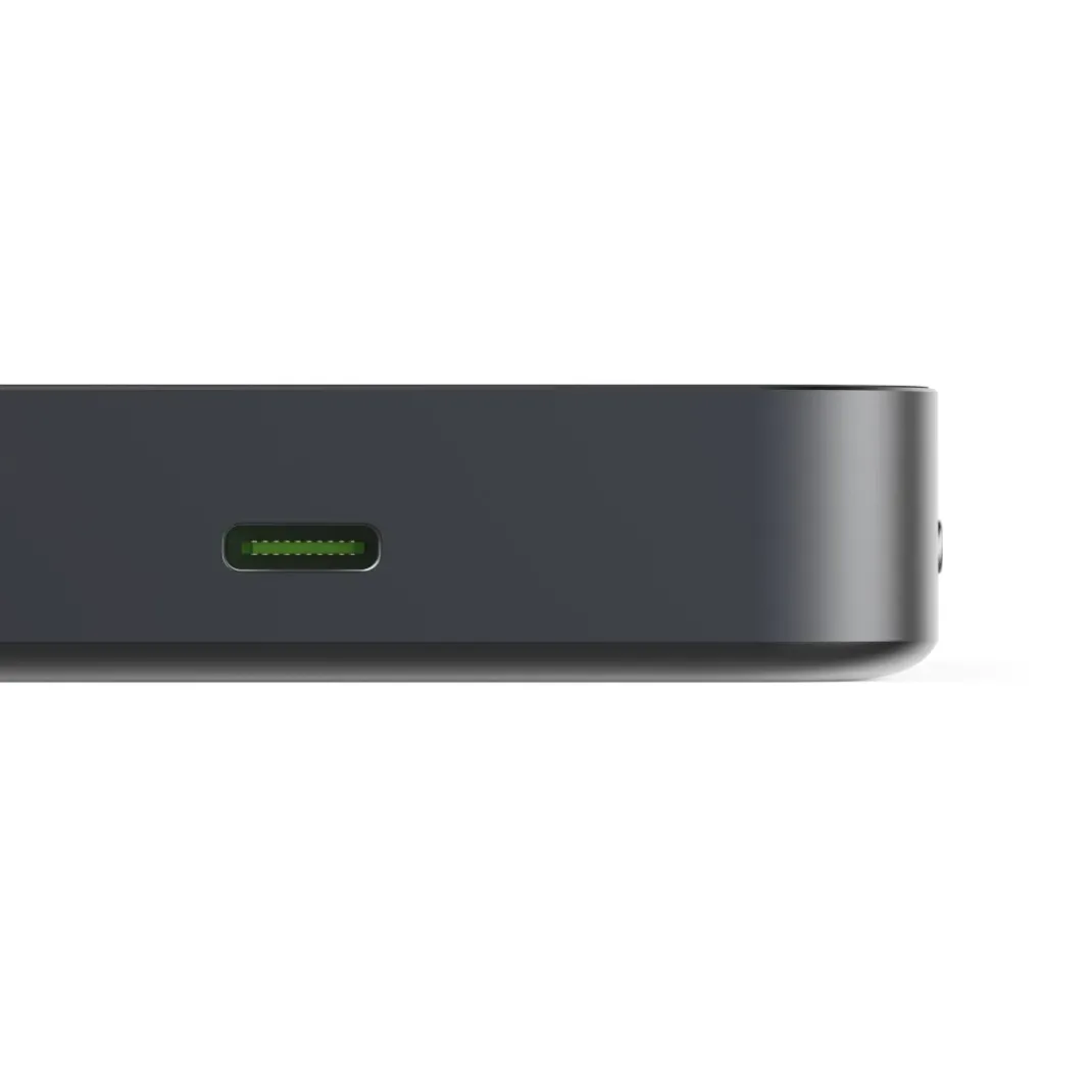 Qi2 Kabelloses Power Pack, 10000 mAh, magnetisch, induktiv Laden, Anthrazit