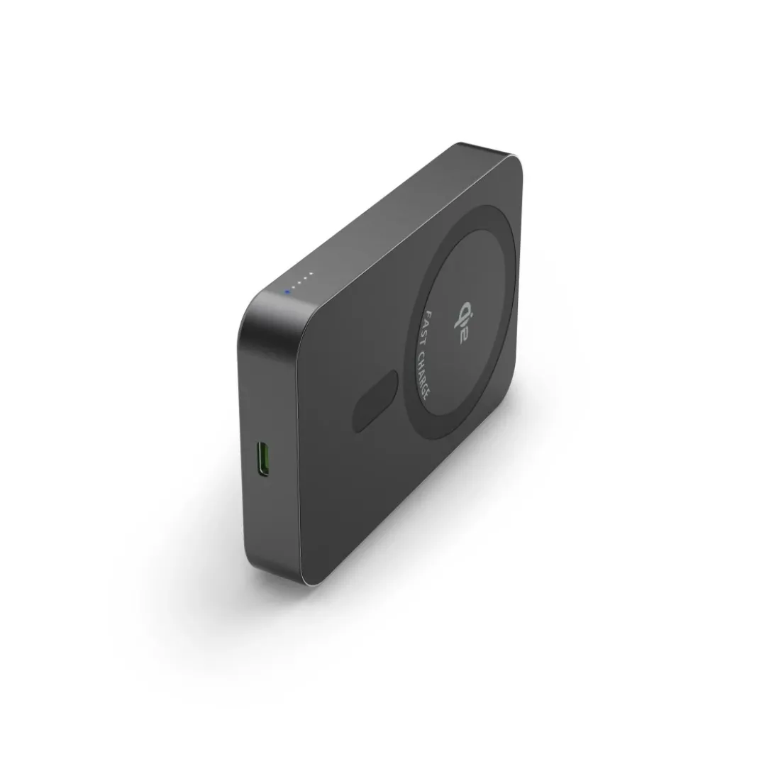 Qi2 Kabelloses Power Pack, 10000 mAh, magnetisch, induktiv Laden, Anthrazit