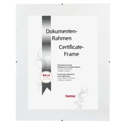 Rahmenloser Bildhalter "Clip-Fix", Anti-Reflex-Glas, 21 x 29,7 cm, DIN A4