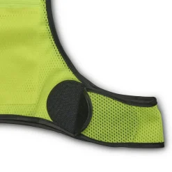 Reflektierende Laufweste f. Jogger, mit Tasche, größenverstellbar, Neongelb