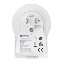 Reiseadapter, "EU to US", 1x USB-A, 1x USB-C (PD), 20 W