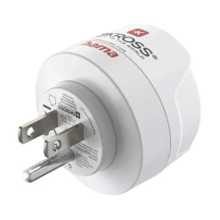Reiseadapter Typ B, 3-polig, für USA, Kanada, Karibik und Ostasien