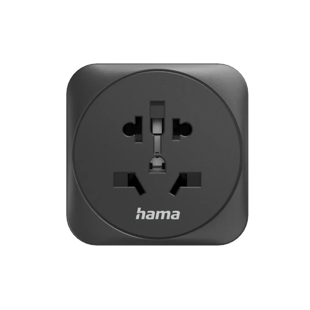 Reiseadapter Typ E/F, 3-polig, Welt nach EU, 1x USB-C, 1x USB-A, PD, 20W, S