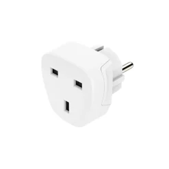 Reiseadapter Typ G, 3-polig, für Geräte aus England, Commonwealth und UK