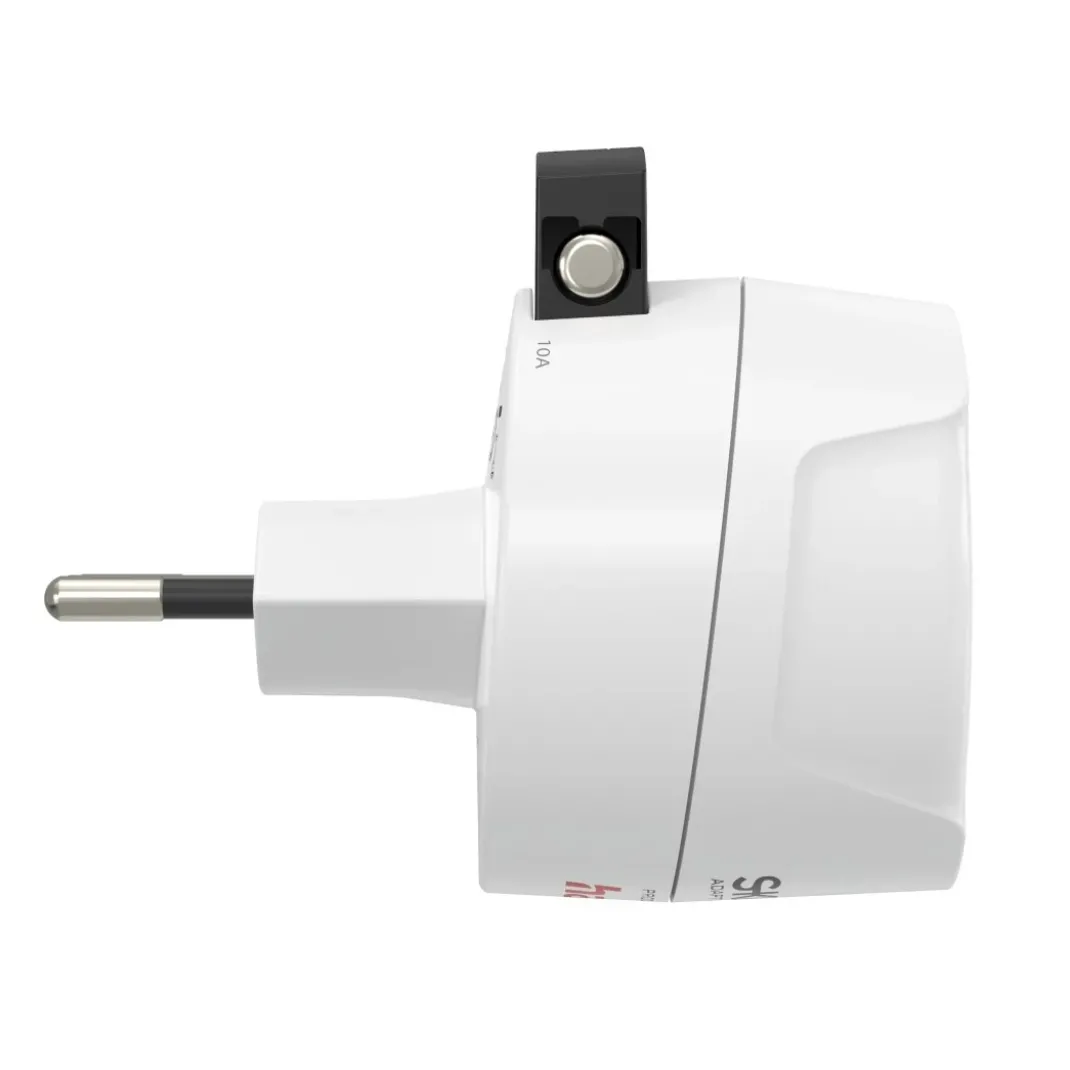 Reiseadapter Typ J, L, N, 3-polig, für die Schweiz, Italien und Brasilien