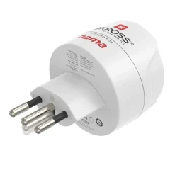 Reiseadapter Typ J, L, N, 3-polig, für die Schweiz, Italien und Brasilien