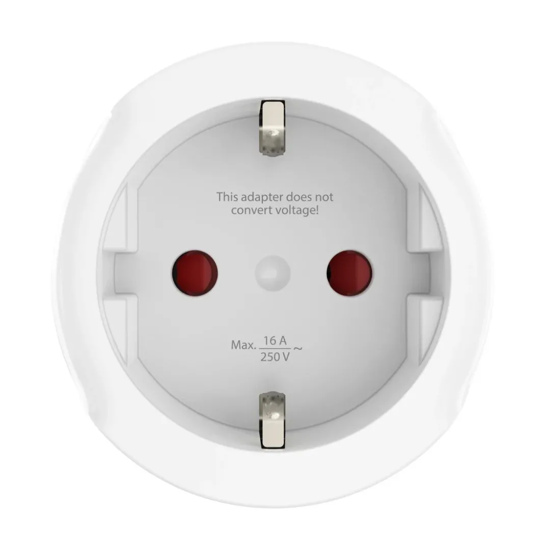 Reiseadapter Typ J, L, N, 3-polig, für die Schweiz, Italien und Brasilien